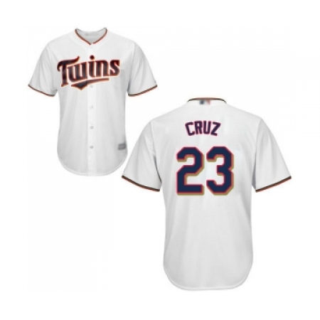 Youth Minnesota Twins #23 Nelson Cruz Replica White Home Cool Base Baseball Jersey